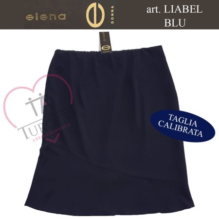 Gonna  svasata leggera Elena  art Liabel nero - immagine 3