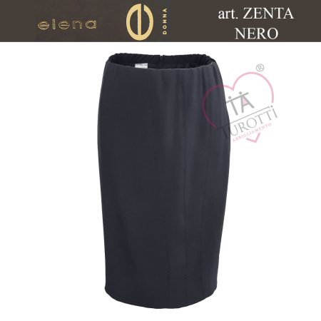 Gonna  tubino leggera Elena  art Zenta blu - immagine 6