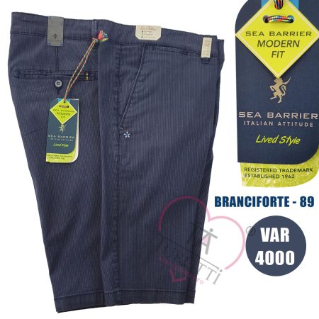 Bermuda uomo Sea Barrier art Branciforte 89  colore 4000 blu