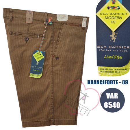 Bermuda uomo Sea Barrier art Branciforte 89  colore 6540 marrone