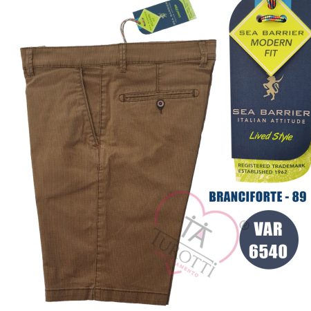 Bermuda uomo Sea Barrier art Branciforte 89  colore 6540 marrone - immagine 2