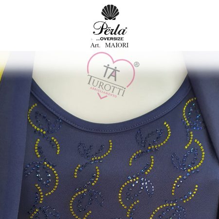Twinset  canotta  cardigan Perla  art Maiori  blu lime taglia conformata - immagine 3