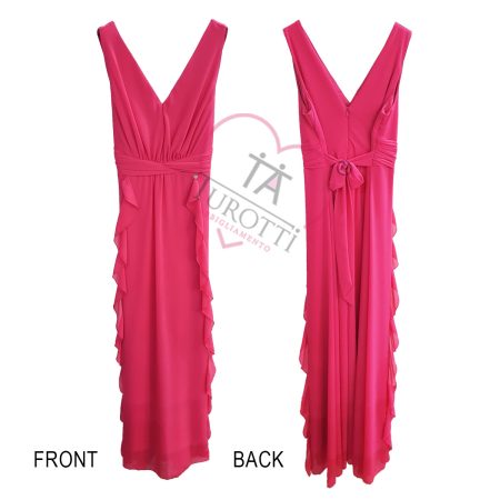 Abito  con rouge smanicato donna  art 10769 Kitana - immagine 3