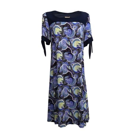 Vestito da signora giovanile di Patty Fashion art 2205/28 in blu