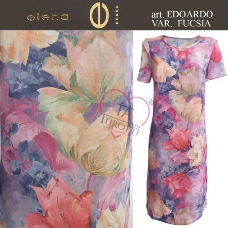 Completo abito giacca  donna  art Edoardo  Elena var  fucsia - immagine 2