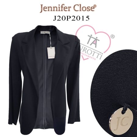Jennifer Close Giacca aperta donna  art  J20P2015 blu notte - immagine 2