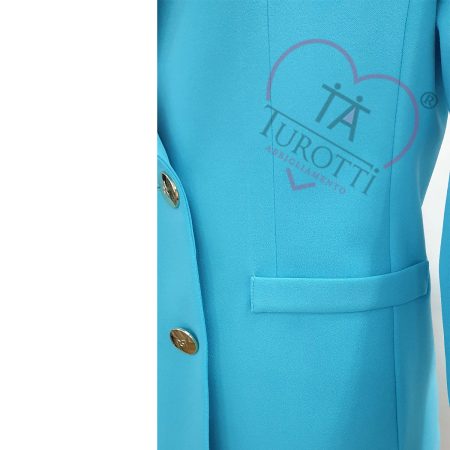 Rinascimento  Giacca doppio petto donna  art 107861  turchese - immagine 2