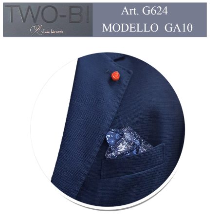 Giacca uomo  Two Bi art G724 modello GA10 con fazzoletto - immagine 2