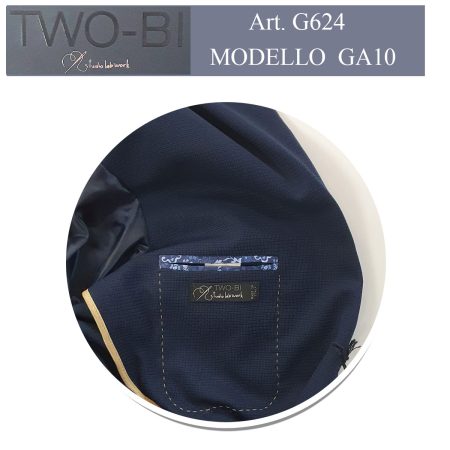 Giacca uomo  Two Bi art G724 modello GA10 con fazzoletto - immagine 3