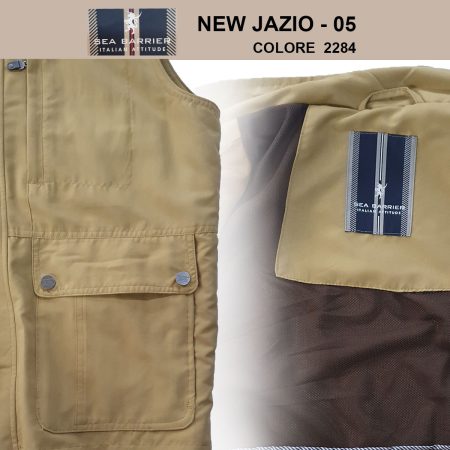 Gilet  Sea Barrier  smanicato Uomo   art NEW JAZIO 05 var senape 2284 - immagine 3