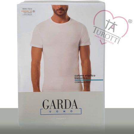 Maglia  giro basso GARDA uomo art 3474  cotone elastico bielastico continuativo 4 colori - immagine 6