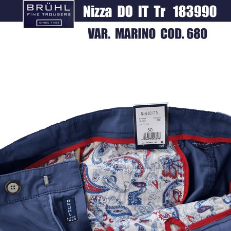 Pantalone Estivo Uomo  Bruhl 183990-188 Nizza TR colore 520 Stucco - immagine 10