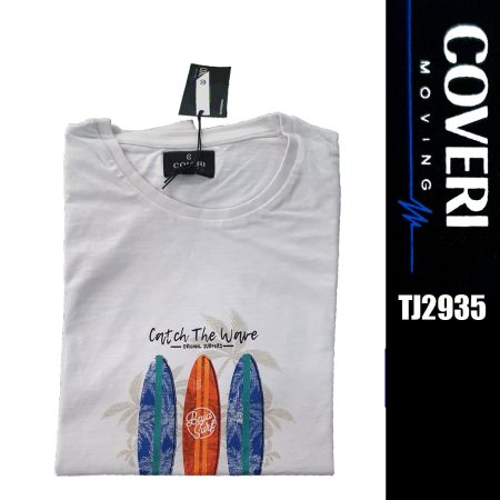Coveri Moving T-Shirt Uomo  art TJ2935  blu jeans - immagine 3