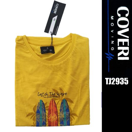 Coveri Moving T-Shirt Uomo  art TJ2935  blu jeans - immagine 5