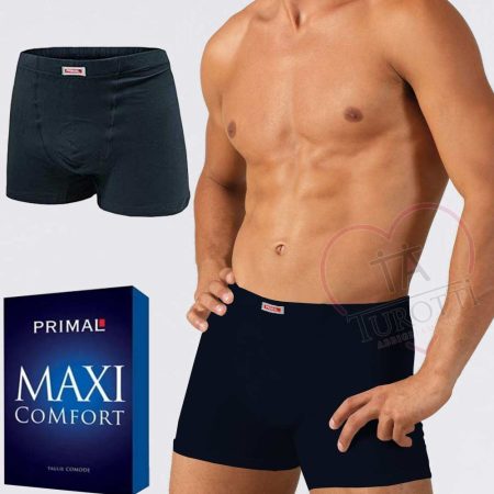 Boxer uomo taglie forti blu