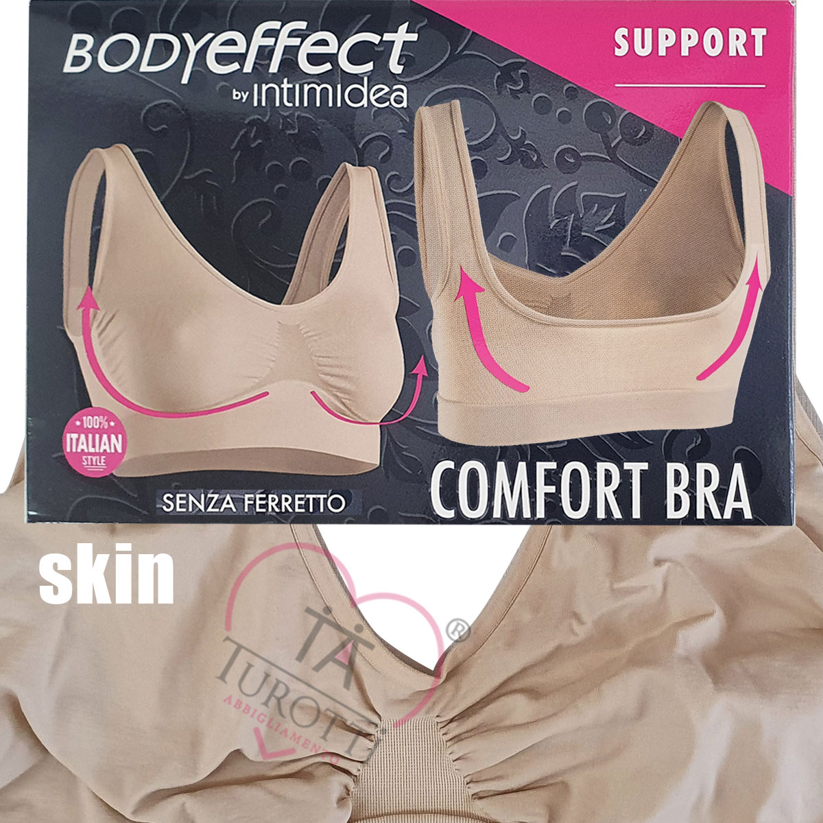 Comfort Bra support Bodyeffect Intimidea - Turotti Abbigliamento