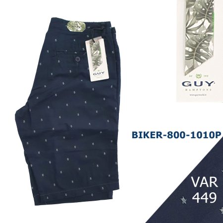 Bermuda uomo Guy Biker-800k-1010P colore blu notte