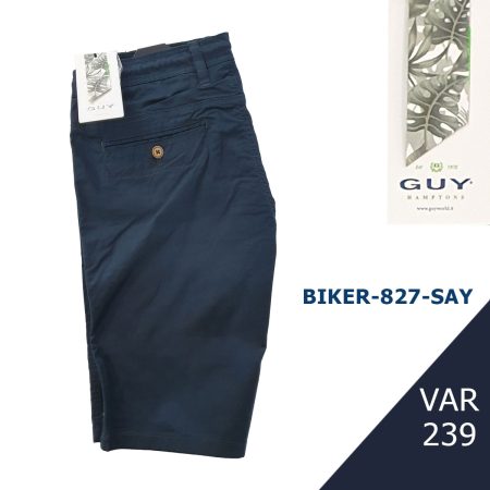 Bermuda uomo Guy Biker-827-Say colore blu - immagine 2