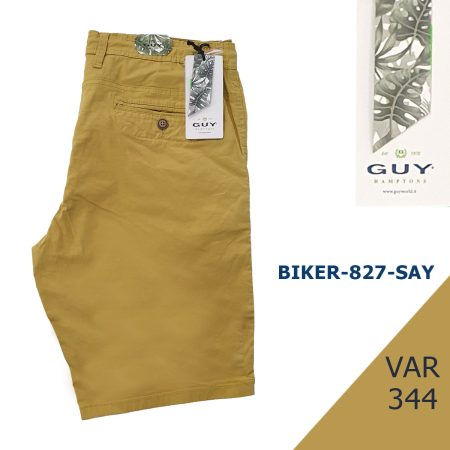 Bermuda uomo Guy Biker-827-Say colore senape