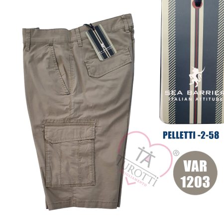 Bermuda uomo Sea Barrier Pelletti-2-58 colore beige - immagine 2
