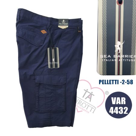 Bermuda uomo Sea Barrier Pelletti-2-58 colore blu