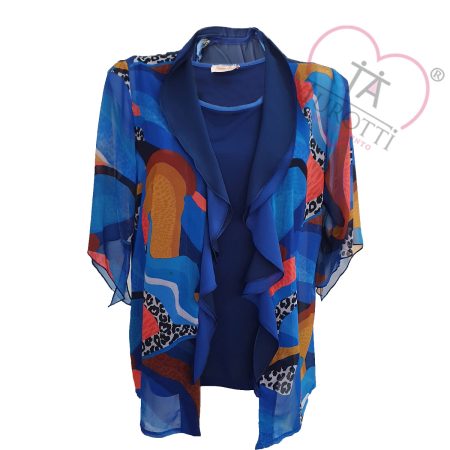 Completo canotta casacca pantalone donna  art 8637  Donna Bella - immagine 9
