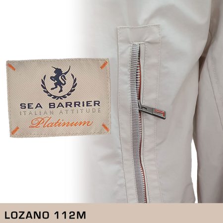 Sea Barrier Giaccone leggero con cappuccio Lozano 112M beige - immagine 2