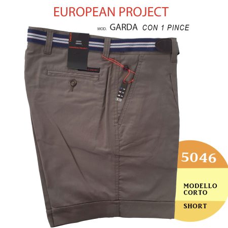 Bermuda giovanili Garda European Project modello corto short con 1 pince - immagine 5