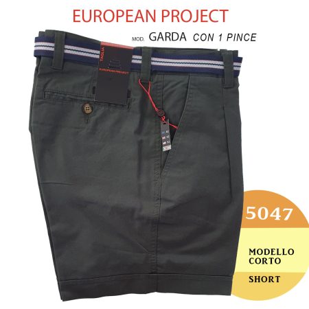 Bermuda giovanili Garda European Project modello corto short con 1 pince - immagine 6