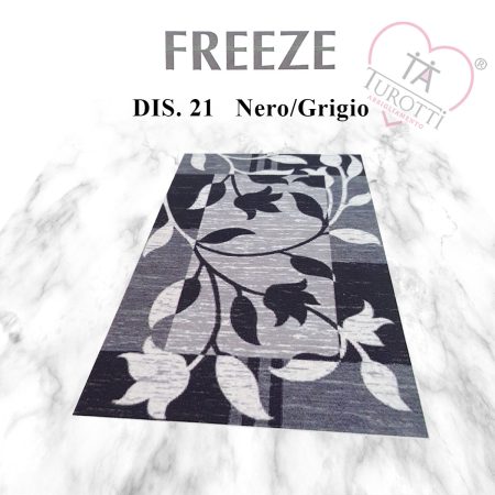 Tappeto Freeze  dis 21  nero grigio 200x280 cm  Sophie Maison - immagine 2