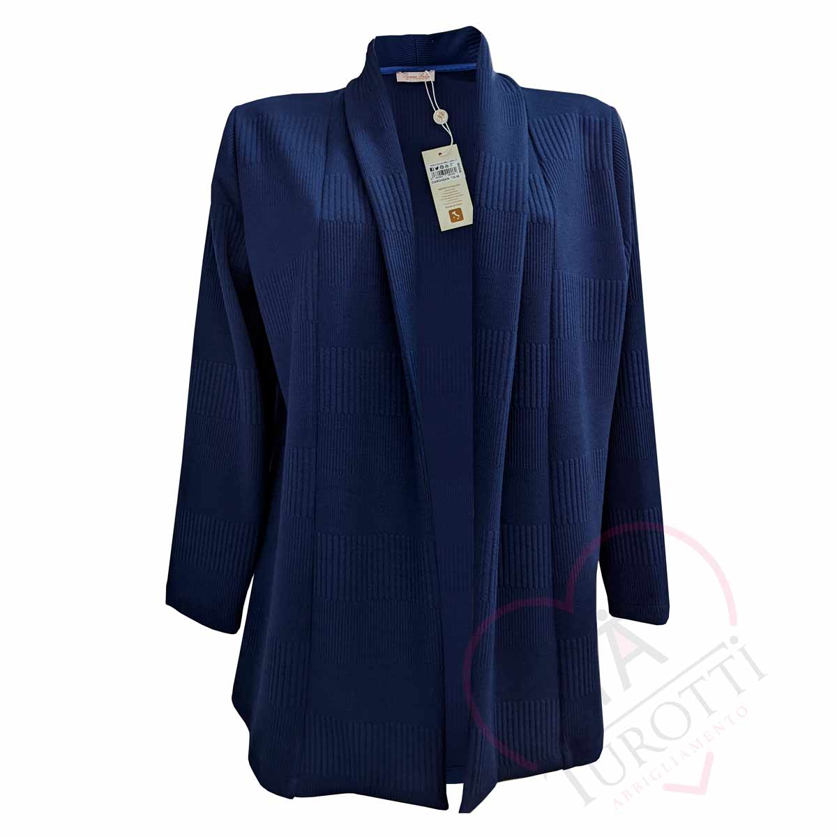 cardigan in maglia per signora di colore nero