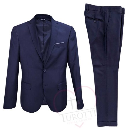 Abito completo uomo due pezzi blu elegante