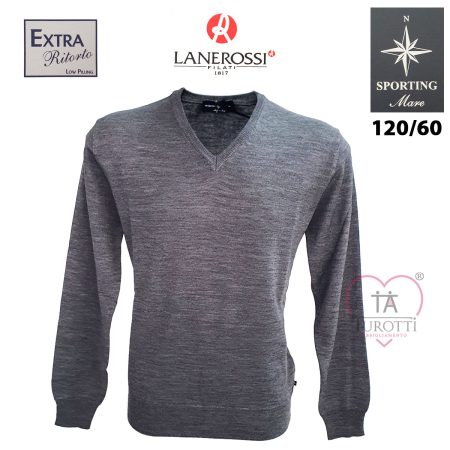 Maglia scollo V Lanerossi Sporting Mare uomo art 120/60 - immagine 2