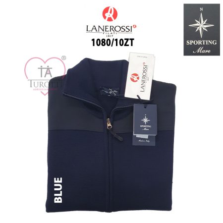 cardigan uomo zip Lanerossi Sporting Mare mistolana  tasche inserto art 1080/10ZT Articolo <i><span style="color: red;">ESAURITO</span></i> - immagine 2