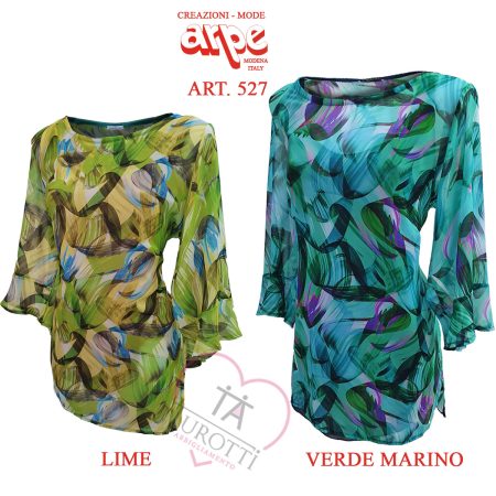 Casacca leggera in viscosa Arpe art 527 manica a tre quarti