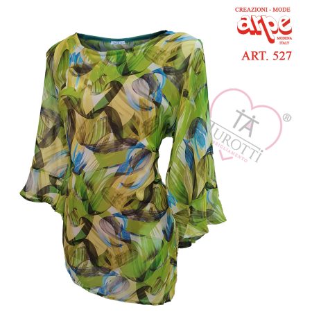 Casacca leggera in viscosa Arpe art 527 manica a tre quarti - immagine 2