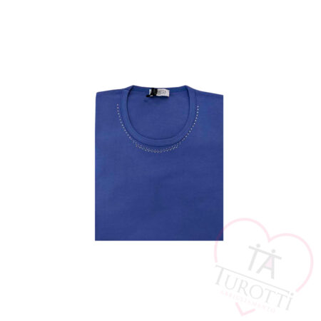 Maglia girocollo da donna in cotone Kartiza 7013 - immagine 6