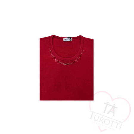 Maglia girocollo da donna in cotone Kartiza 7013 - immagine 7