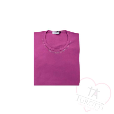 Maglia girocollo da donna in cotone Kartiza 7013 - immagine 2