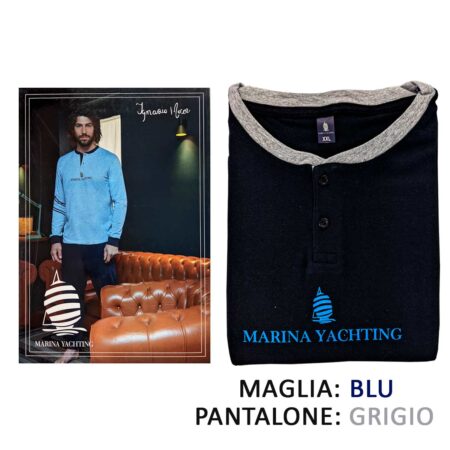 Pigiama da uomo Marina Yachting MYP569 - immagine 2