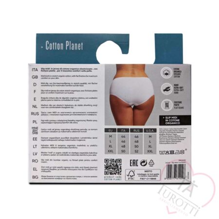 Slip midi Pompea Cotton planet - immagine 2
