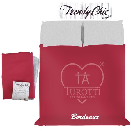 Completo lenzuola Trendy chic Matrimoniale vari colori Datex - immagine 2