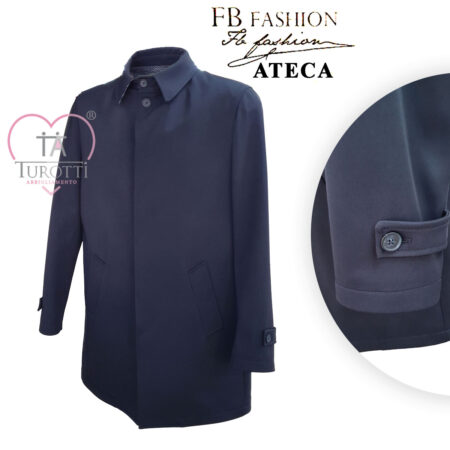 Giaccone Uomo FB Fashion tessuto  Ateca  blu - immagine 2