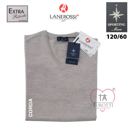 Maglia scollo V Lanerossi Sporting Mare uomo art 120/60 - immagine 11