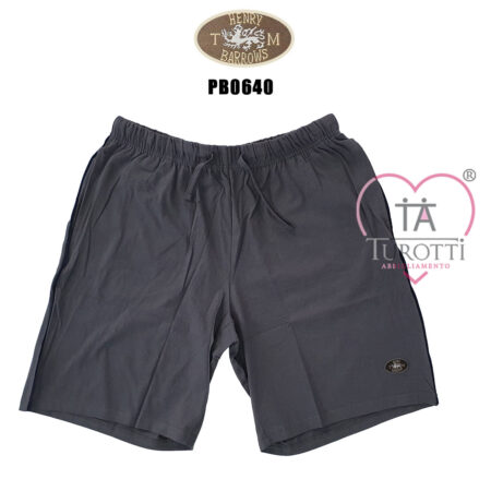 Pantaloncini uomo Henry Barrows PB0640  coulisse cotone vari colori - immagine 2