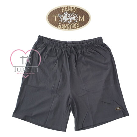 Pantaloncini uomo Henry Barrows PB0700 Over coulisse cotone vari colori - immagine 3