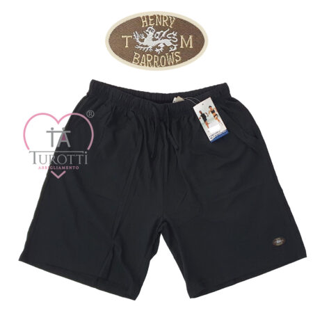 Pantaloncini uomo Henry Barrows PB0700 Over coulisse cotone vari colori - immagine 2