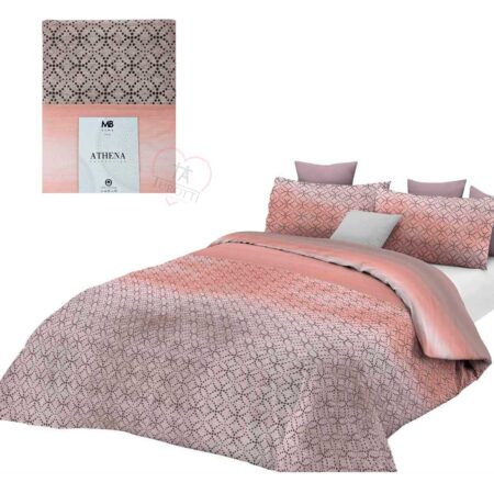 Parure Copripiumino matrimoniale MB Home Athena Dakar - immagine 4