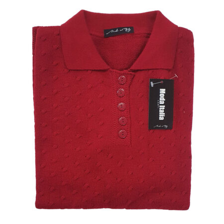 Polo donna Moda Italia Carpi  manica lunga art 23024  mistolana - immagine 3