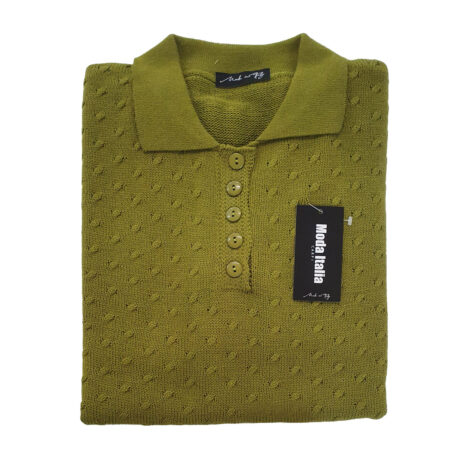 Polo donna Moda Italia Carpi  manica lunga art 23024  mistolana - immagine 6